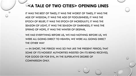 tale of two cities opening lines meaning